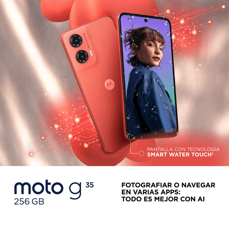 Moto-G35-Naranja---buds-Azul-Celeste-02