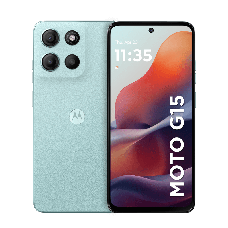 Moto G15 -01 - Celeste