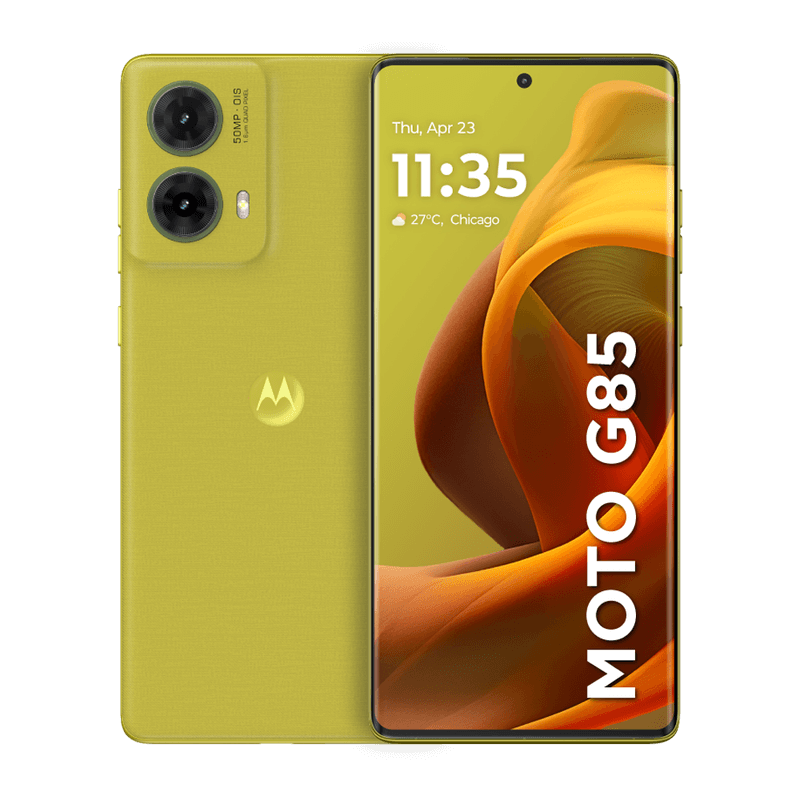 Moto G85_Verde Lima_01